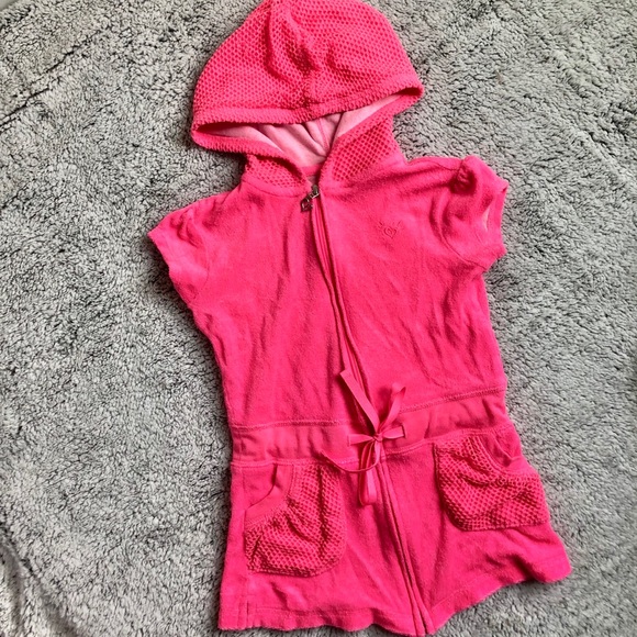 Justice Neon Pink Swim Coverup - Picture 1 of 3